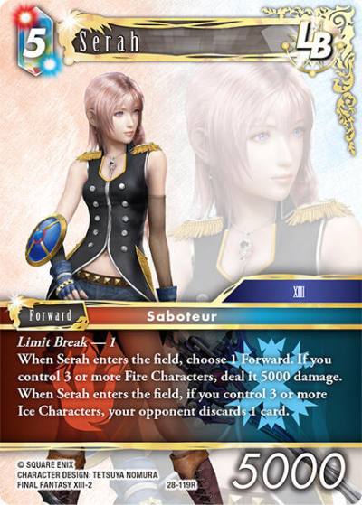 Serah 28-119R Dreamlike Oceans Final Fantasy card