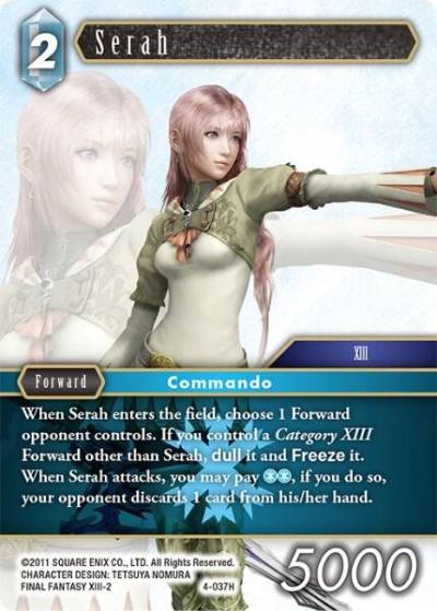 Serah 4-037H Opus IV Final Fantasy card