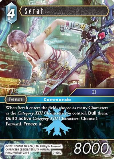 Serah 7-035L Opus VII Final Fantasy card