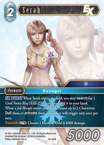 Serah EX 19-133S From Nightmares Final Fantasy card