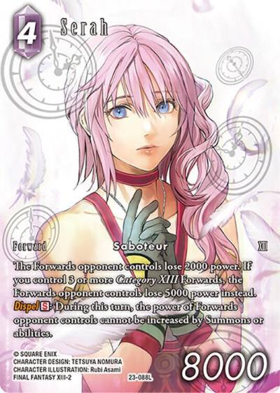 Serah Full Art 23-088L Hidden Trials Final Fantasy card