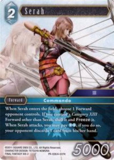 Serah PR-026/4-037H FF: Promo Cards Final Fantasy card