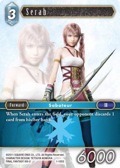 Serah Starter 1-195S Opus I Final Fantasy card