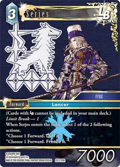 Serjes LB 22-115R Hidden Hope Final Fantasy card