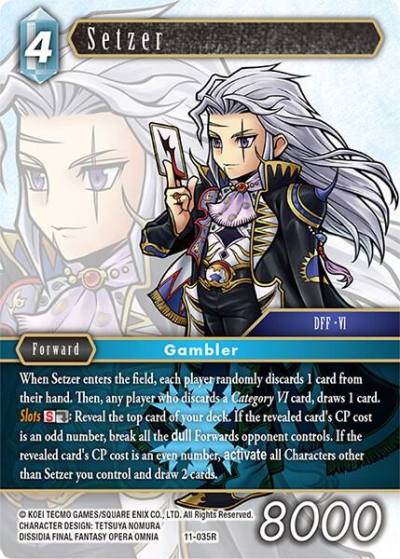 Setzer 11-035R Opus XI Final Fantasy card