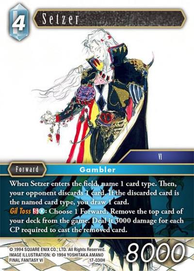 Setzer 17-030H Rebellion's Call Final Fantasy card