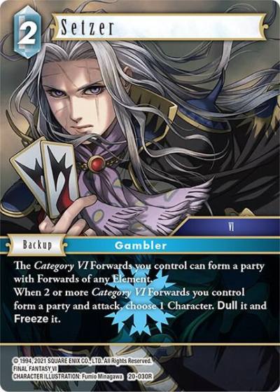 Setzer 20-030R Dawn of Heroes Final Fantasy card