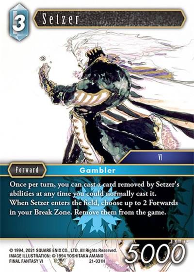 Setzer 21-031H Beyond Destiny Final Fantasy card