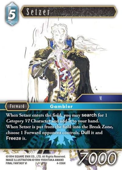 Setzer 4-036H Opus IV Final Fantasy card