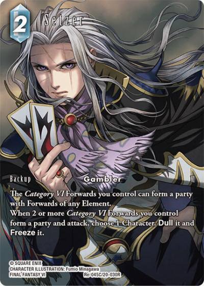 Setzer Full Art Re-045C/20-030R Legacy Collection Final Fantasy card