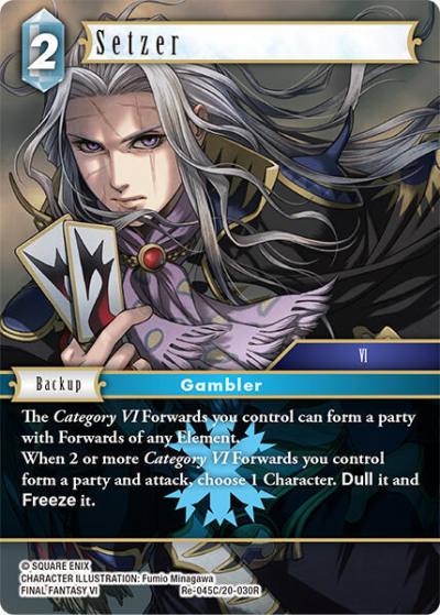 Setzer Re-045C/20-030R Legacy Collection Final Fantasy card