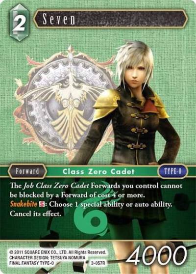 Seven 3-057R Opus III Final Fantasy card
