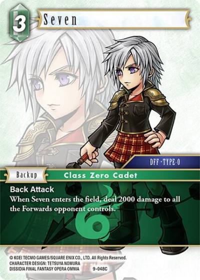 Seven 9-048C Opus IX Final Fantasy card