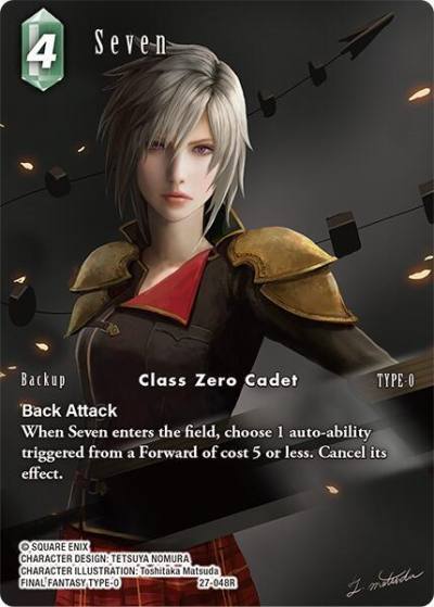 Seven Full Art 27-048R Journey of discovery Final Fantasy card