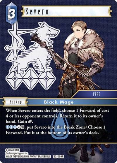 Severo 22-099R Hidden Hope Final Fantasy card