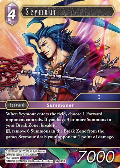 Seymour 16-090R Emissaries of Light Final Fantasy card