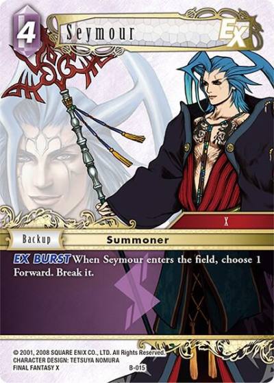 Seymour EX B-015 Boss Deck: Chaos Final Fantasy card