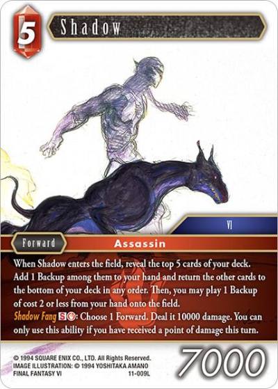 Shadow 11-009L Opus XI Final Fantasy card