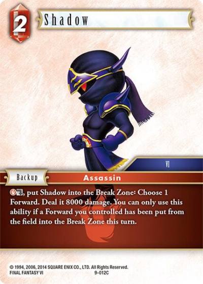 Shadow 9-012C Opus IX Final Fantasy card