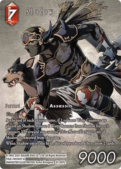 Shadow Full Art 21-007L Beyond Destiny Final Fantasy card