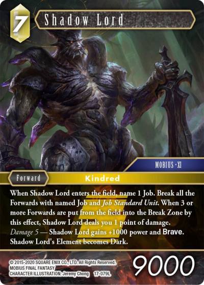 Shadow Lord 17-079L Rebellion's Call Final Fantasy card