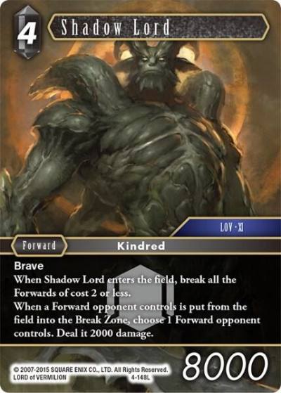 Shadow Lord 4-148L Opus IV Final Fantasy card