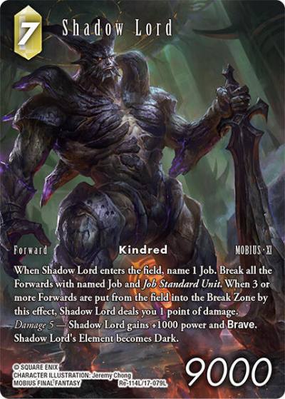 Shadow Lord Full Art Re-114L/17-079L Legacy Collection Final Fantasy card