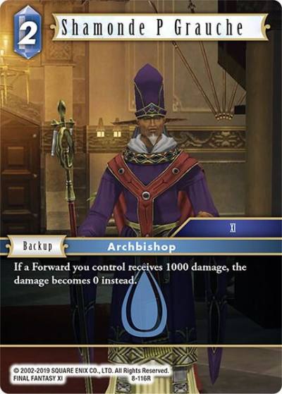 Shamonde P Grauche 8-116R Opus VIII Final Fantasy card
