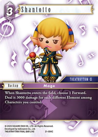Shantotto 094C 21-094C Beyond Destiny Final Fantasy card