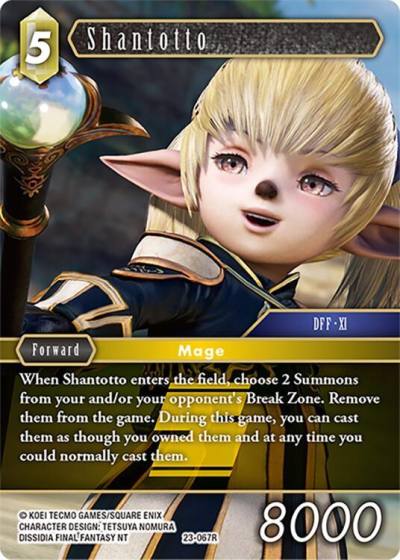 Shantotto 23-067R Hidden Trials Final Fantasy card