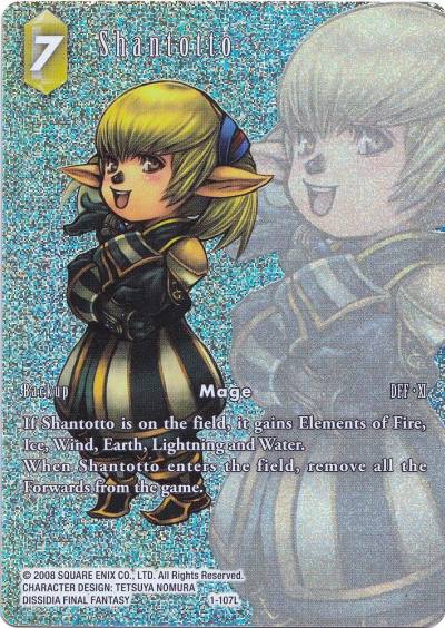 Shantotto Full Art Reprint 1-107L Opus XII Final Fantasy card