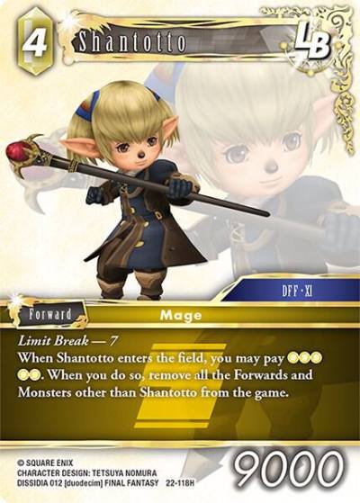 Shantotto LB 22-118H Hidden Hope Final Fantasy card
