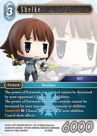 Shelke 16-029R Emissaries of Light Final Fantasy card