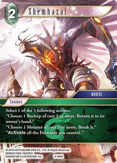 Shemhazai 9-046H Opus IX Final Fantasy card