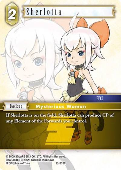 Sherlotta 13-058C Opus XIII: Crystal Radiance Final Fantasy card