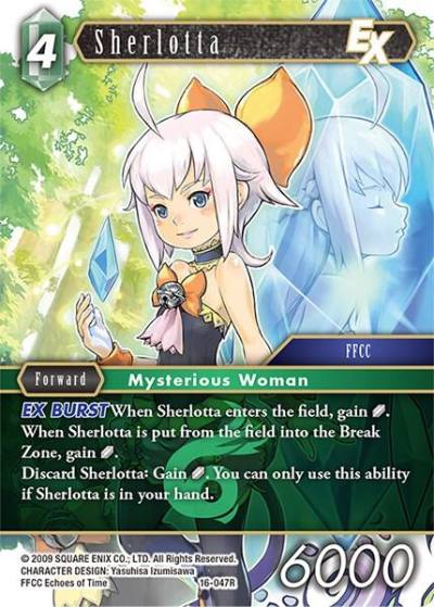 Sherlotta EX 16-047R Emissaries of Light Final Fantasy card