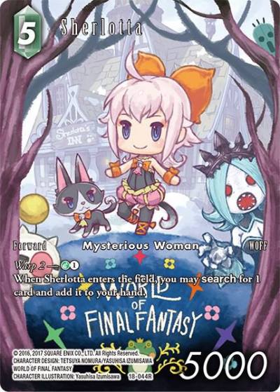 Sherlotta Full Art 18-044R Resurgence of Power Final Fantasy card