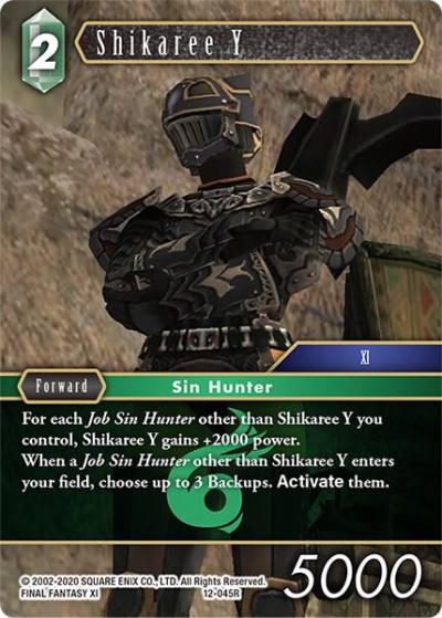 Shikaree Y 12-045R Opus XII Final Fantasy card
