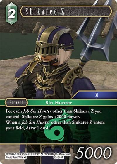 Shikaree Z 12-046R Opus XII Final Fantasy card