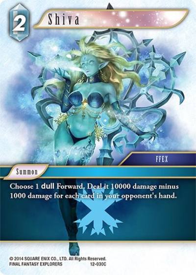 Shiva 12-030C Opus XII Final Fantasy card