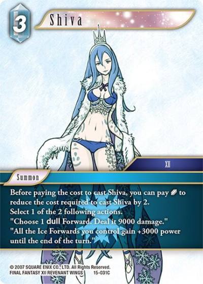 Shiva 15-031C Crystal Dominion Final Fantasy card
