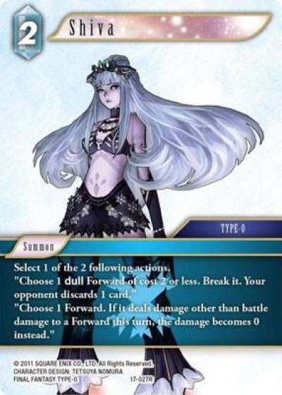 Shiva 17-027R Rebellion's Call Final Fantasy card
