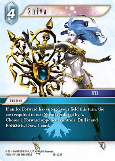 Shiva 19-022R From Nightmares Final Fantasy card