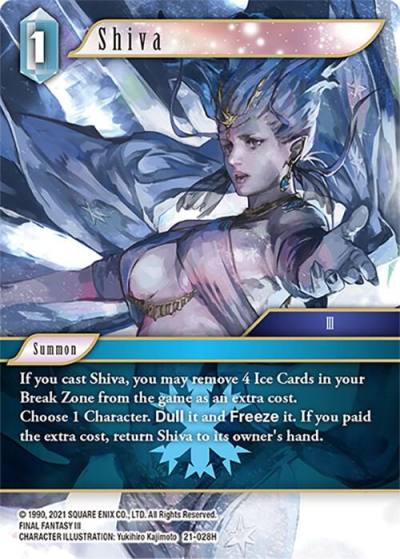 Shiva 21-028H Beyond Destiny Final Fantasy card