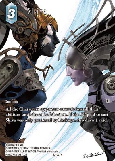 Shiva Full Art 22-027R Hidden Hope Final Fantasy card