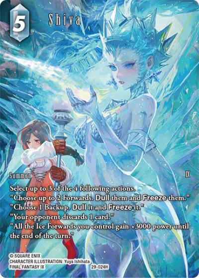 Shiva (Full Art) 29-024H Blissful Eternity Final Fantasy card