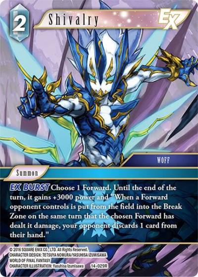 Shivalry EX 14-029R Opus XIV: Crystal Abyss Final Fantasy card