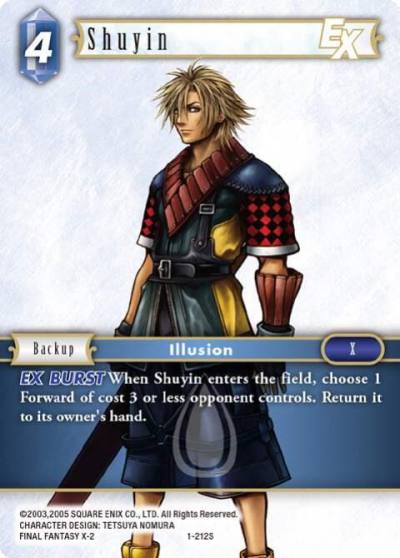 Shuyin EX 1-212S Opus I Final Fantasy card