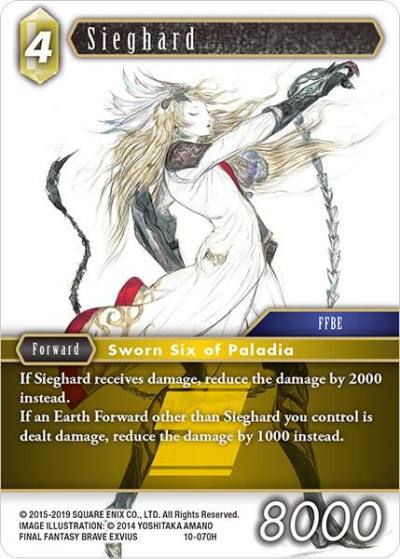 Sieghard 10-070H Opus X Final Fantasy card