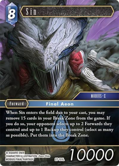 Sin 27-101L Journey of discovery Final Fantasy card